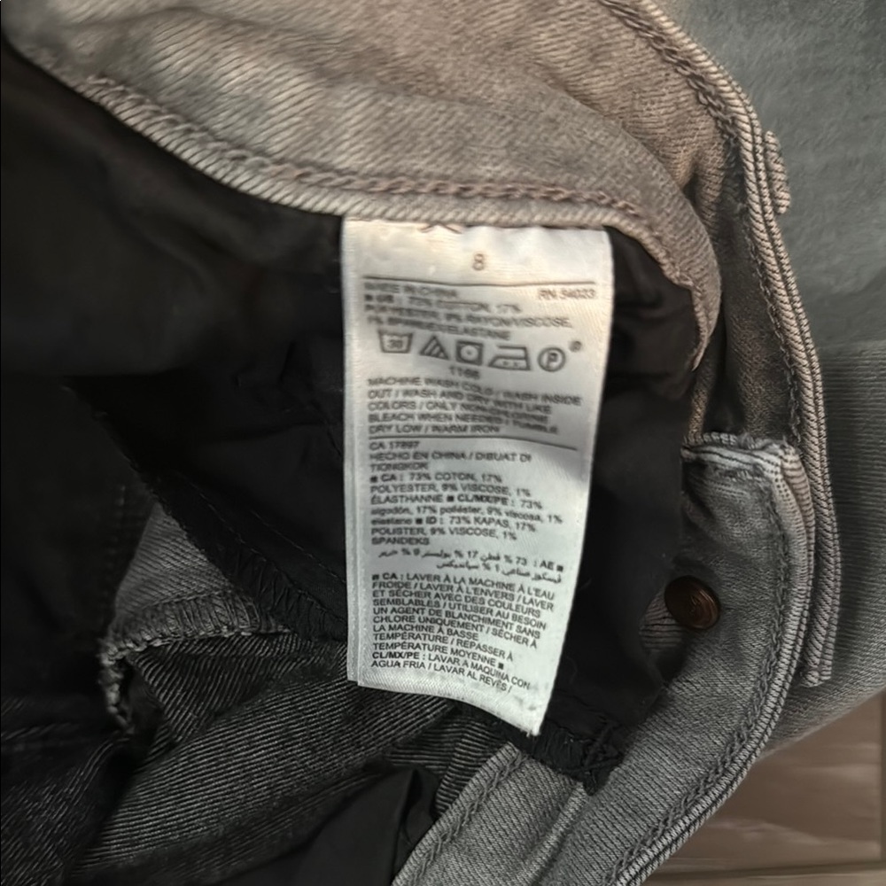 Gray Skinny Jeans - Picture 3 of 7